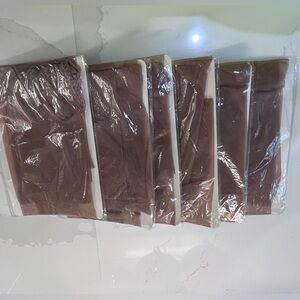 Light Coffee Ultra Sheer Crouch-less Pantyhose 
(Qty - 6)